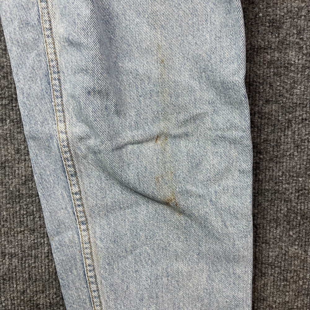 Vintage Levi's 607 Jeans Men's Blue Denim Pockets Straight Zip Fly - 33X28.5 - Picture 11 of 16